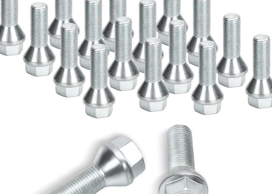 Rodas de aço carbono de titânio para parafusos LUG BOLT HUB BOLT com resistência à corrosão