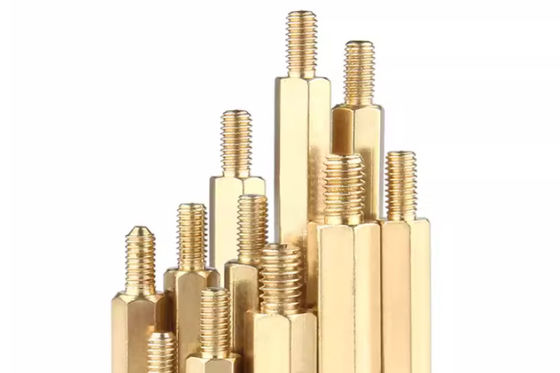 H59 H62 Brass Bronze Copper Homem e Mulher 7/8 7/16 1/2 Hex Head Standoff Metal standoff