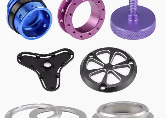 Partes usinadas por CNC sob medida TC11 Partes de liga de titânio Superfície anodizada