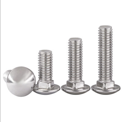 Carrinho de carro de aço inoxidável cabeça redonda para carrinho para parafusos l SS304 SS316 SS316L A2 A4 DIN603