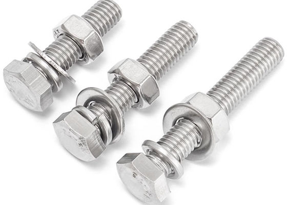 M20 M22 Ferro inoxidável Hex Metal Bolto de metal Nut Washer Full Thread DIN931 DIN933 SS304 SS316